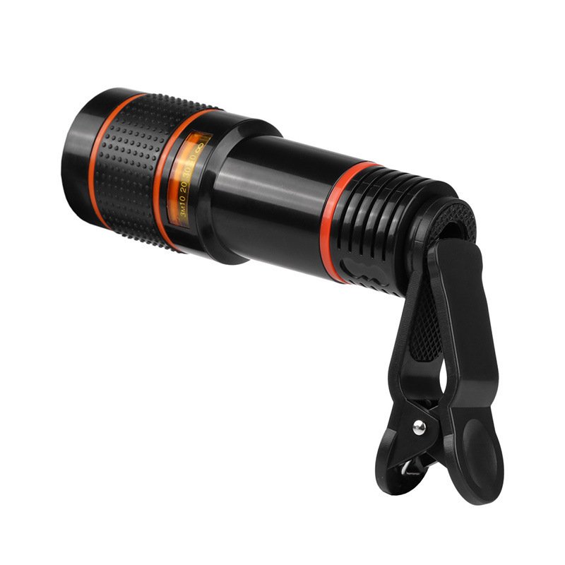 Zoom Mobile Phone Clip-On Retractable Telescope Camera Lens For Galaxy S3 S4 S5 S6 S7 Edge Phone - Image 4