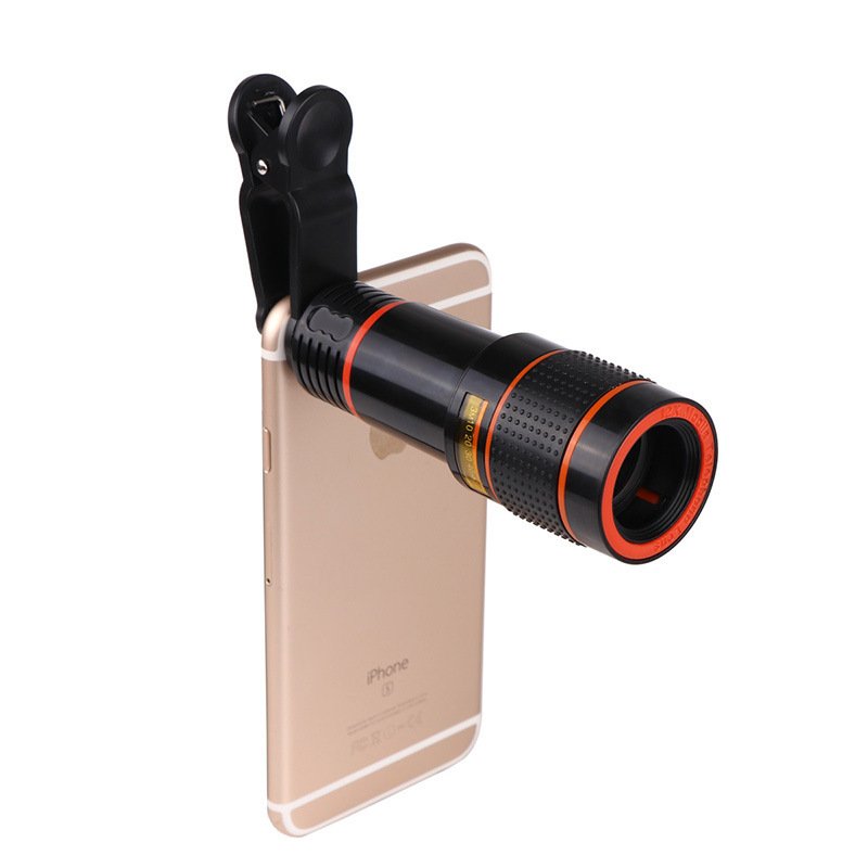 Zoom Mobile Phone Clip-On Retractable Telescope Camera Lens For Galaxy S3 S4 S5 S6 S7 Edge Phone - Image 5