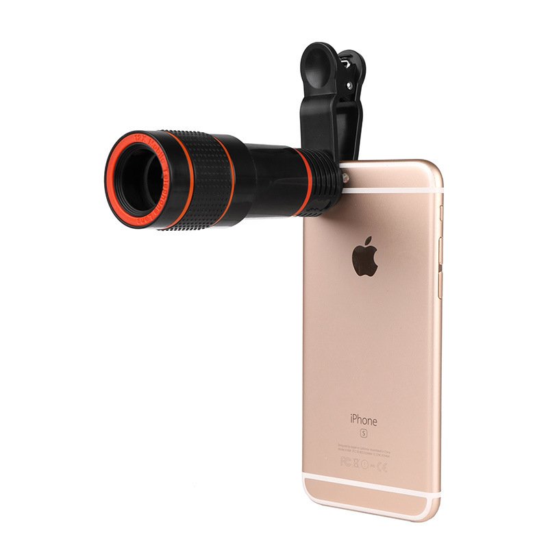 Zoom Mobile Phone Clip-On Retractable Telescope Camera Lens For Galaxy S3 S4 S5 S6 S7 Edge Phone - Image 2