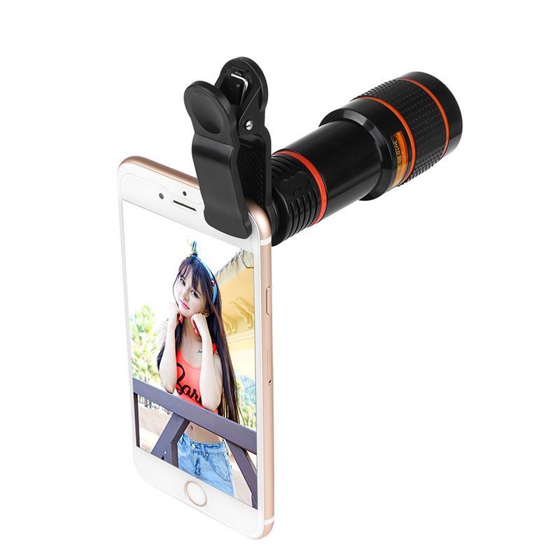Zoom Mobile Phone Clip-On Retractable Telescope Camera Lens For Galaxy S3 S4 S5 S6 S7 Edge Phone - Image 3