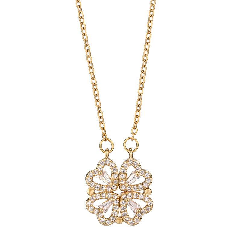 Variety Four-leaf Clover Non-fading Light Luxury Titanium Steel Necklace - Image 5