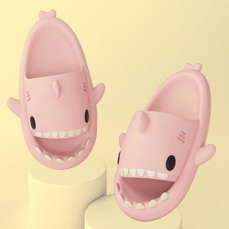 Cartoon Shark Slippers Funny Cutes Soft Slipper Indoor Outdoor Shoes For Women Men Couples - Image 8