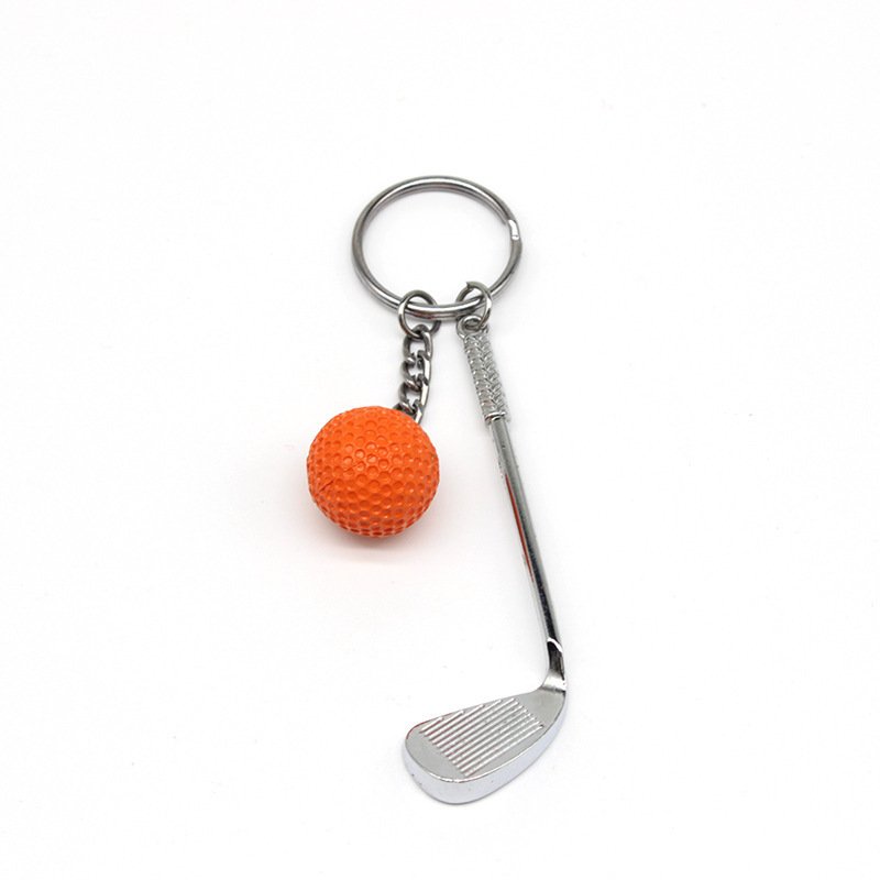 Golf Keychain Pendant Cross-border Gift Golf Creative European And American Metal Hardware Pendant Crafts - Image 5