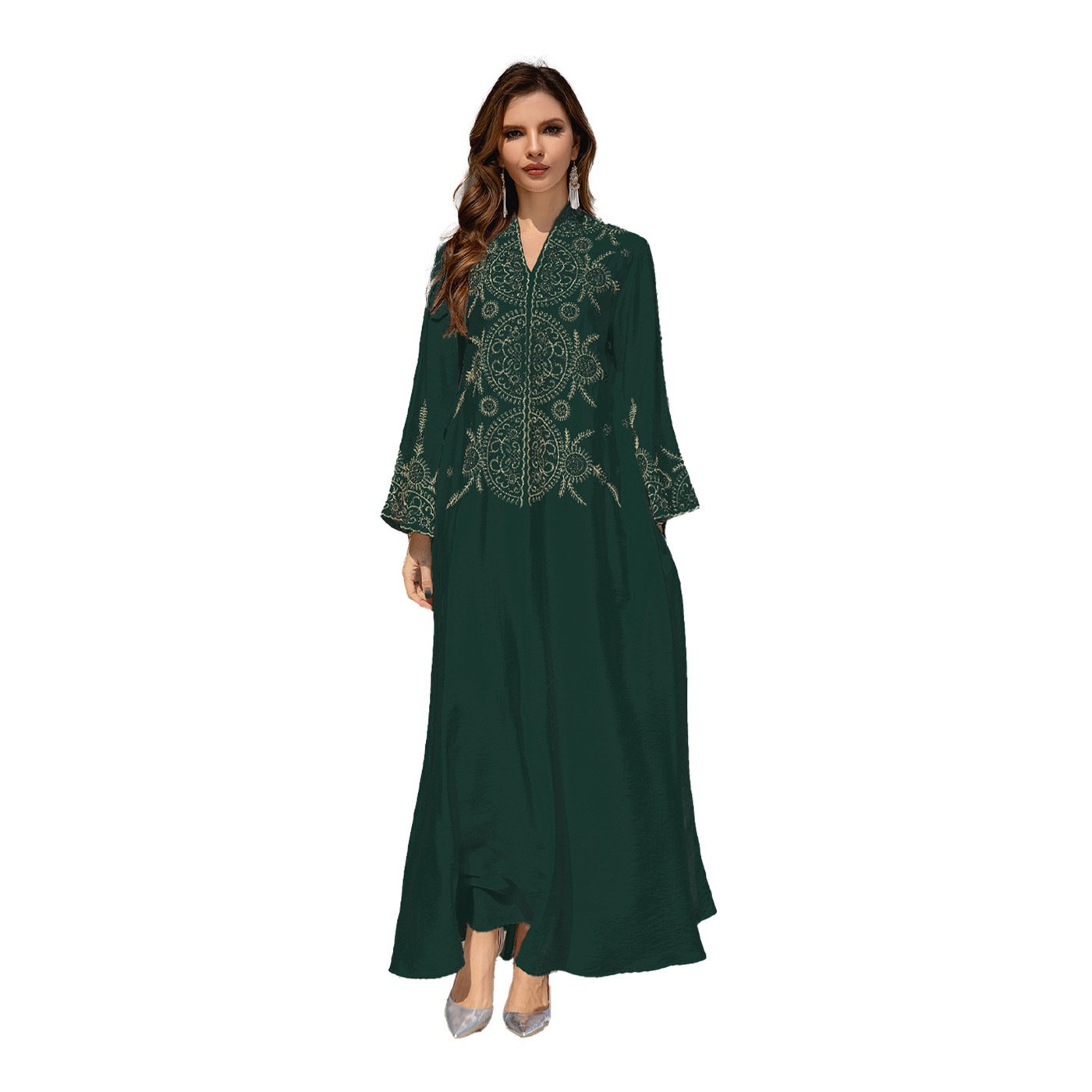 Muslim Women's Wear Robe Middle East Dubai Dress - Image 7