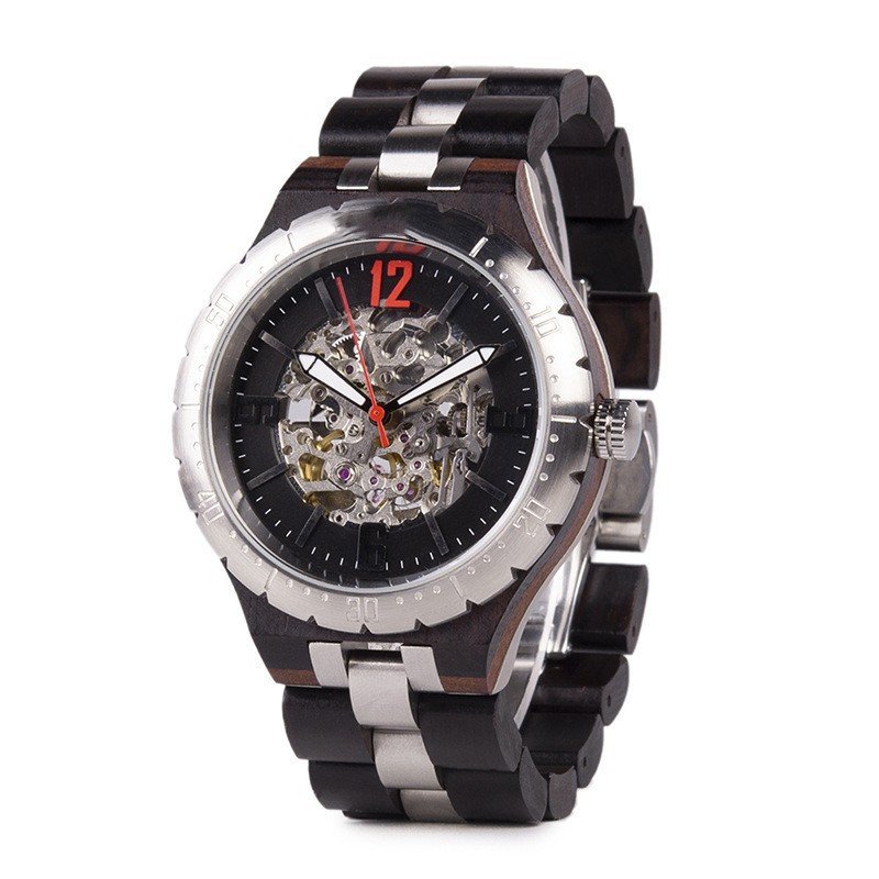 Wooden Automatic Mechanical Watches Men Luxury - Image 4