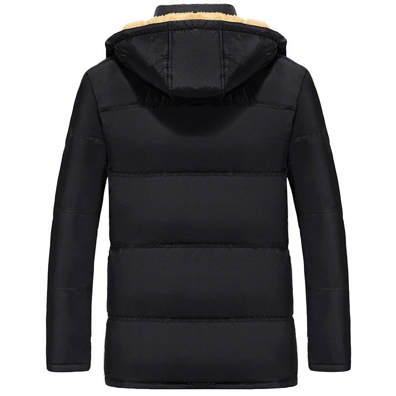 Clothing plus velvet padded jacket men winter - Image 3