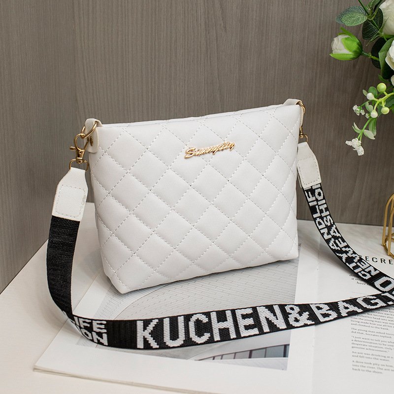 Small Messenger Bag For Women Trend Lingge Embroidery Female Shoulder Bags Fashion Chain Ladies Crossbody Purse - Image 7