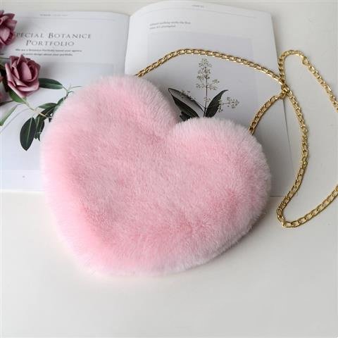 Love Bags For Women Plush Chain Shoulder Bags Valentine's Day Party Bag - Image 9