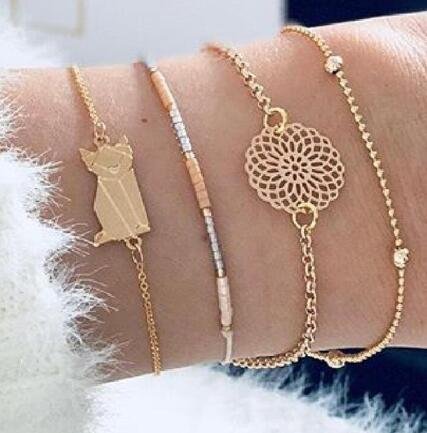 Bead Chain Bracelet Set Anklet - Image 9