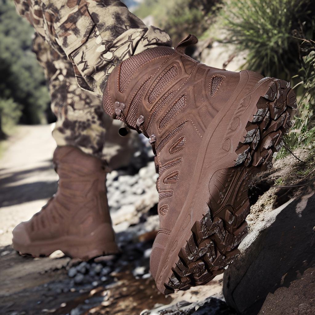 Men's Mid-Top Outdoor Hiking Boots In Plus Size 47 - Image 4