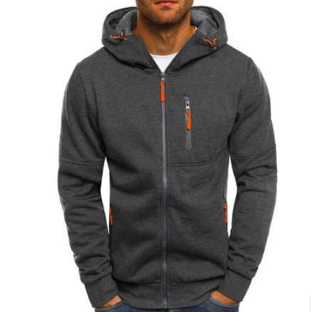 Men Hoodie Cotton Jacket - Image 5
