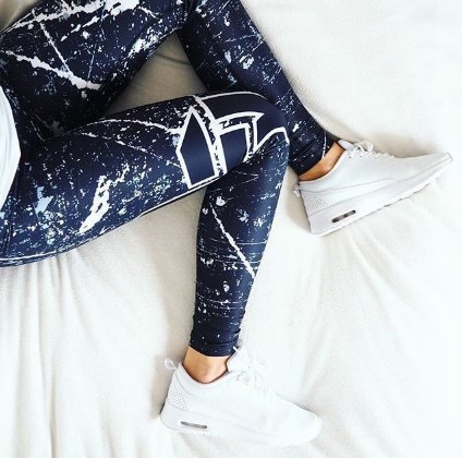 Women Leggings Printing Leggings Breathable Woman Pants - Image 5
