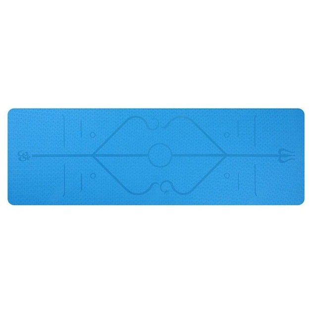 Non Slip TPE Yoga Mat Position Line Beginner - Image 9