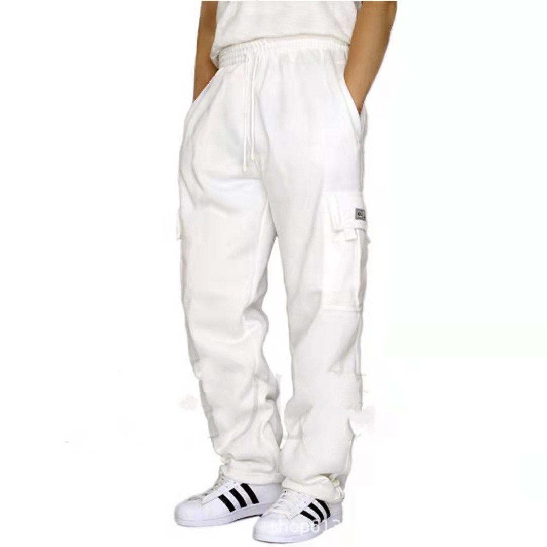 Men Pants Sweatpants Stretch Elastic Waist Jogger Sports Pants Drawstring Trousers Fashion Mens Clothing - Image 6