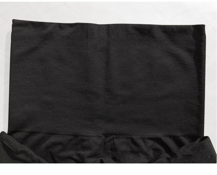 Tight Tummy Seamless High Waist Base Body Shaping Cropped Pants - Image 7