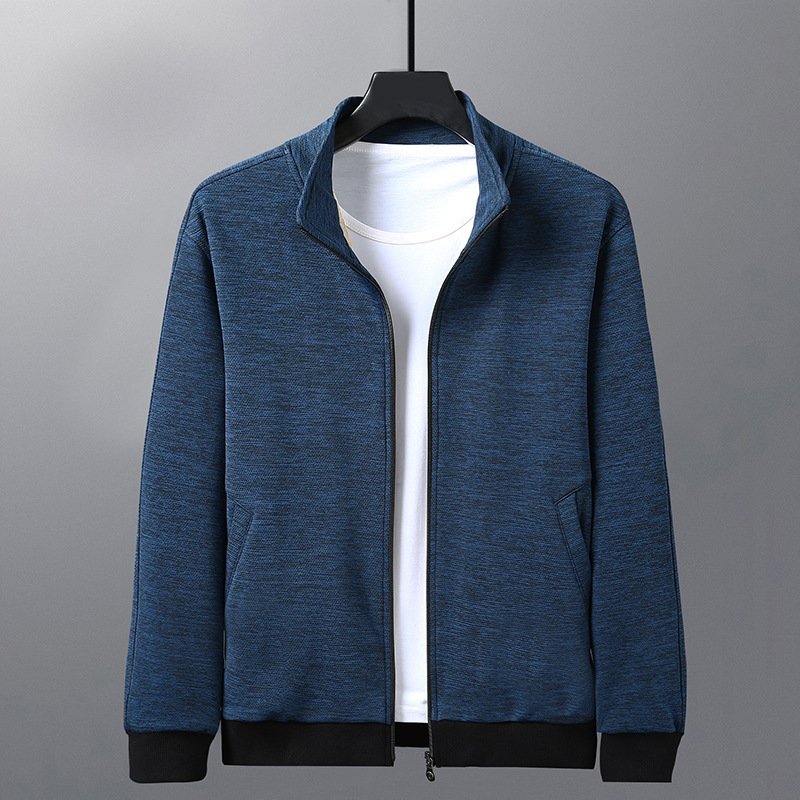 Dad Wears A Jacket With A Stand-up Collar And A Casual Jacket - Image 6