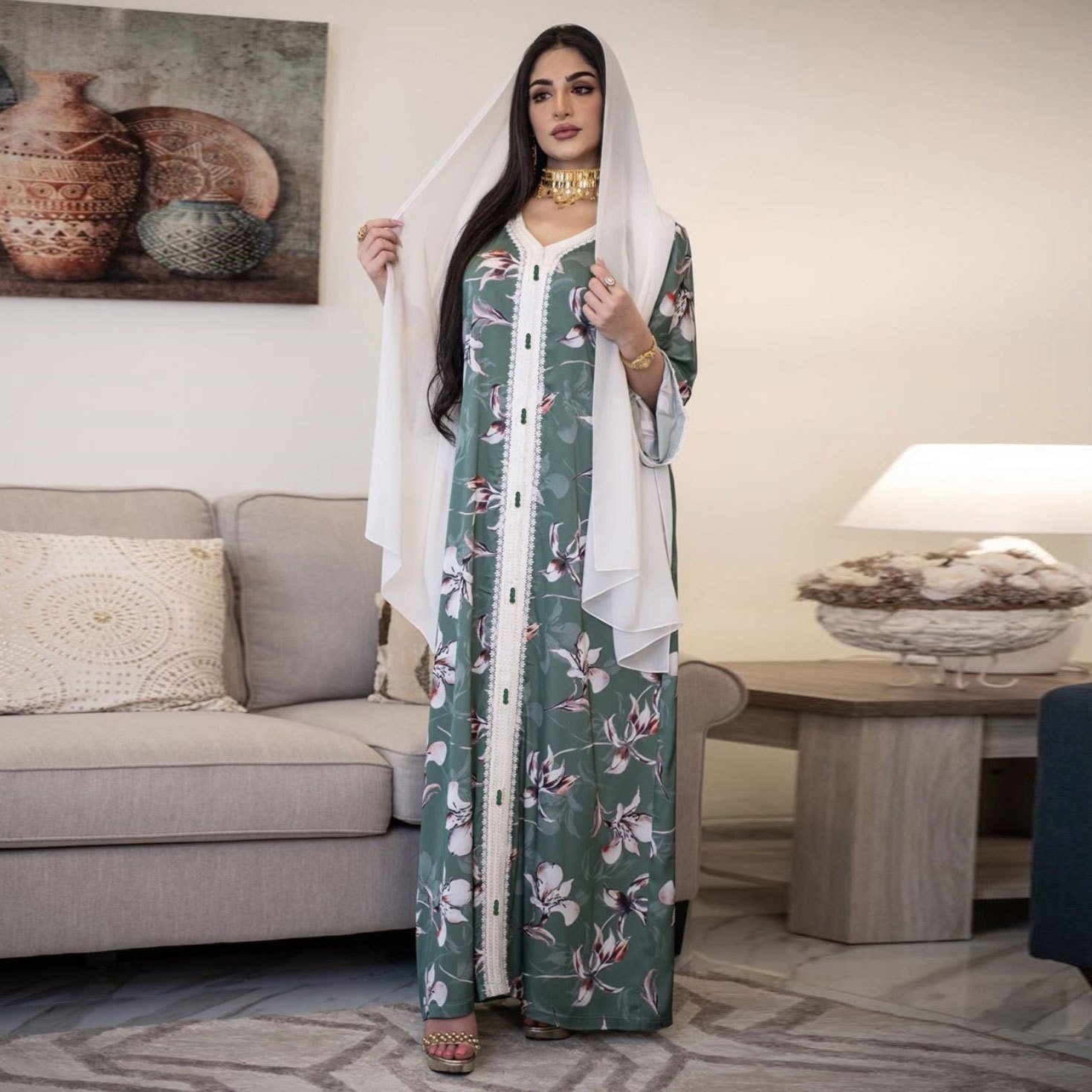 Southeast Asia Malaysia Muslim Women's Clothing Dress - Image 2
