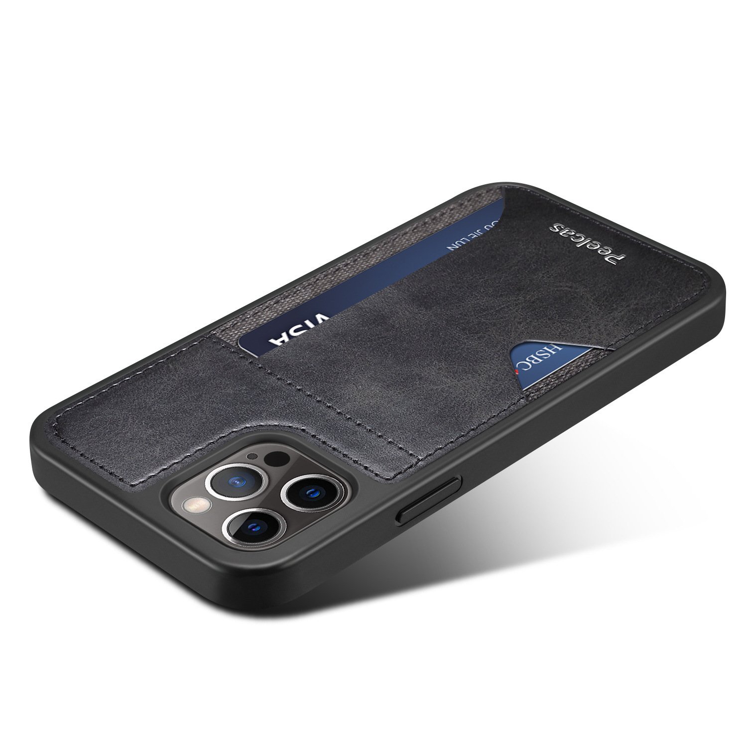 Phone Business Back Leather Card Phone Case - Image 4