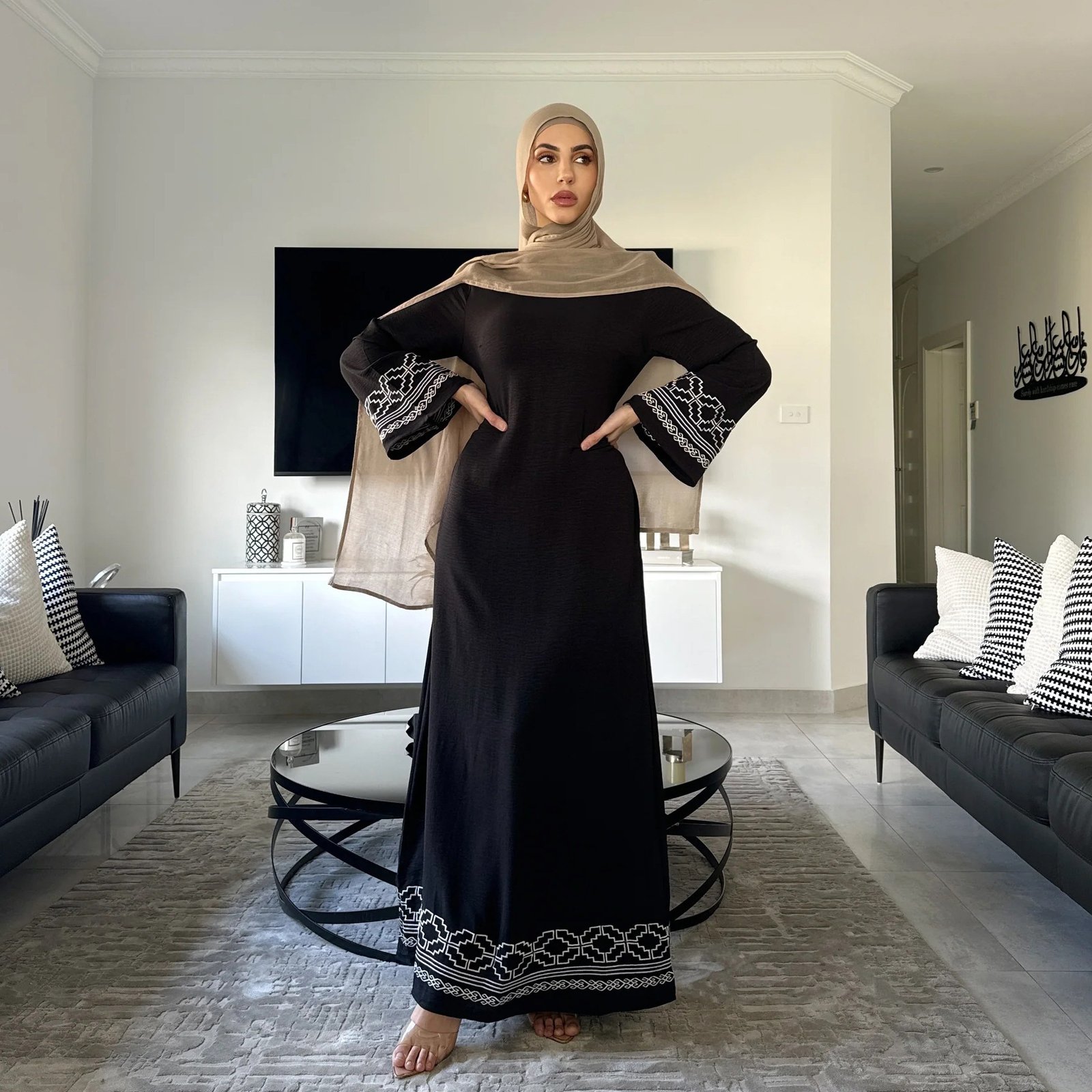 Women's Embroidery Fashion Personality Muslim Dress - Image 5