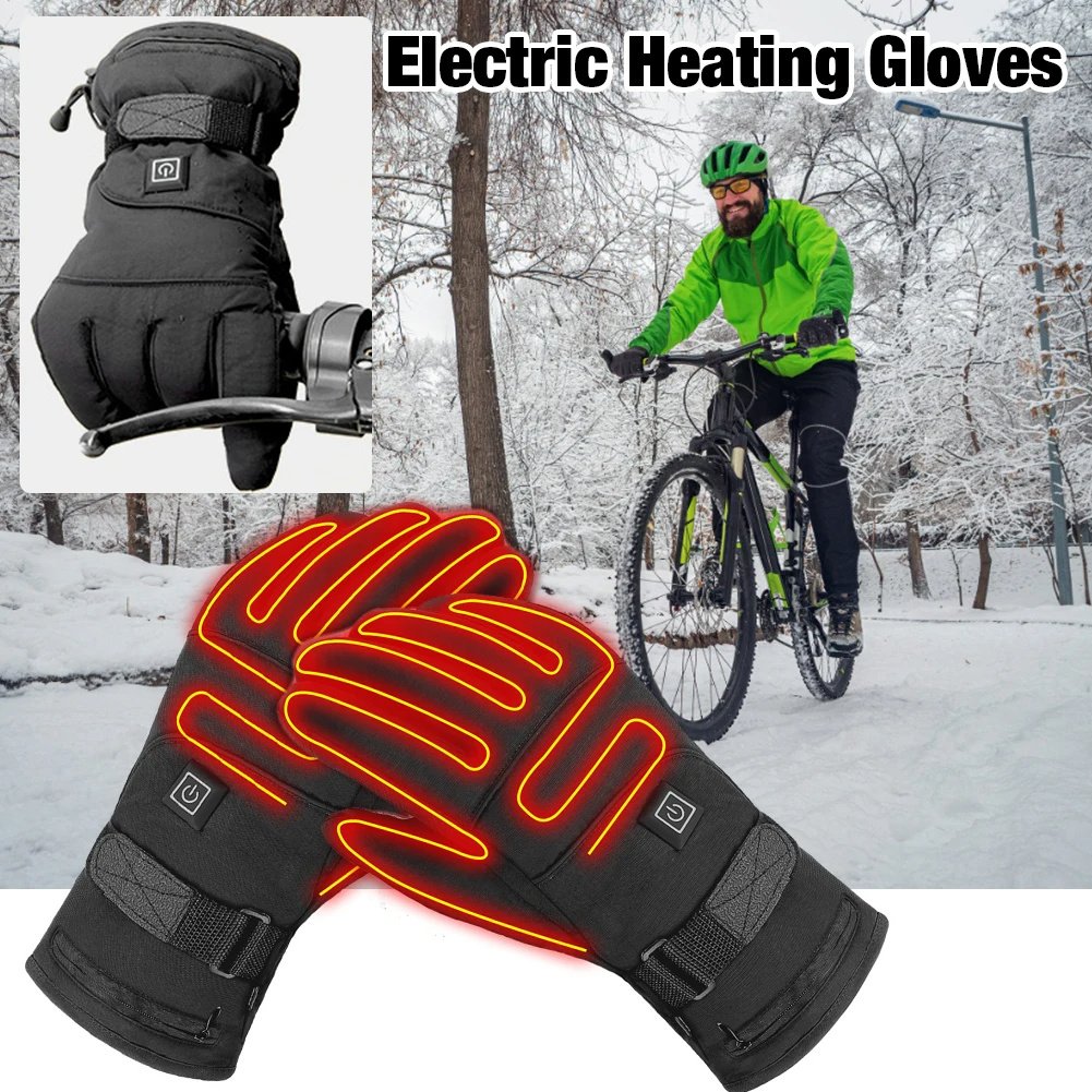 Winter Electric Heated Gloves Motorcycle Touch Screen Gloves - Image 2