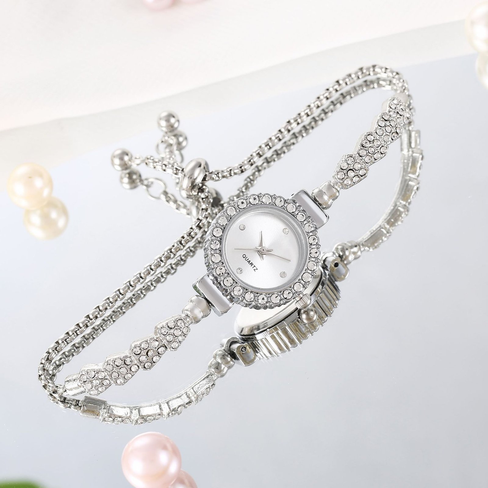 Fashion Luxury Women's Watch Gold Fine Strap Ladies Watch For Bracelet Female Wrist Watch Women Clock Relojes Fashion Jewelry - Image 6