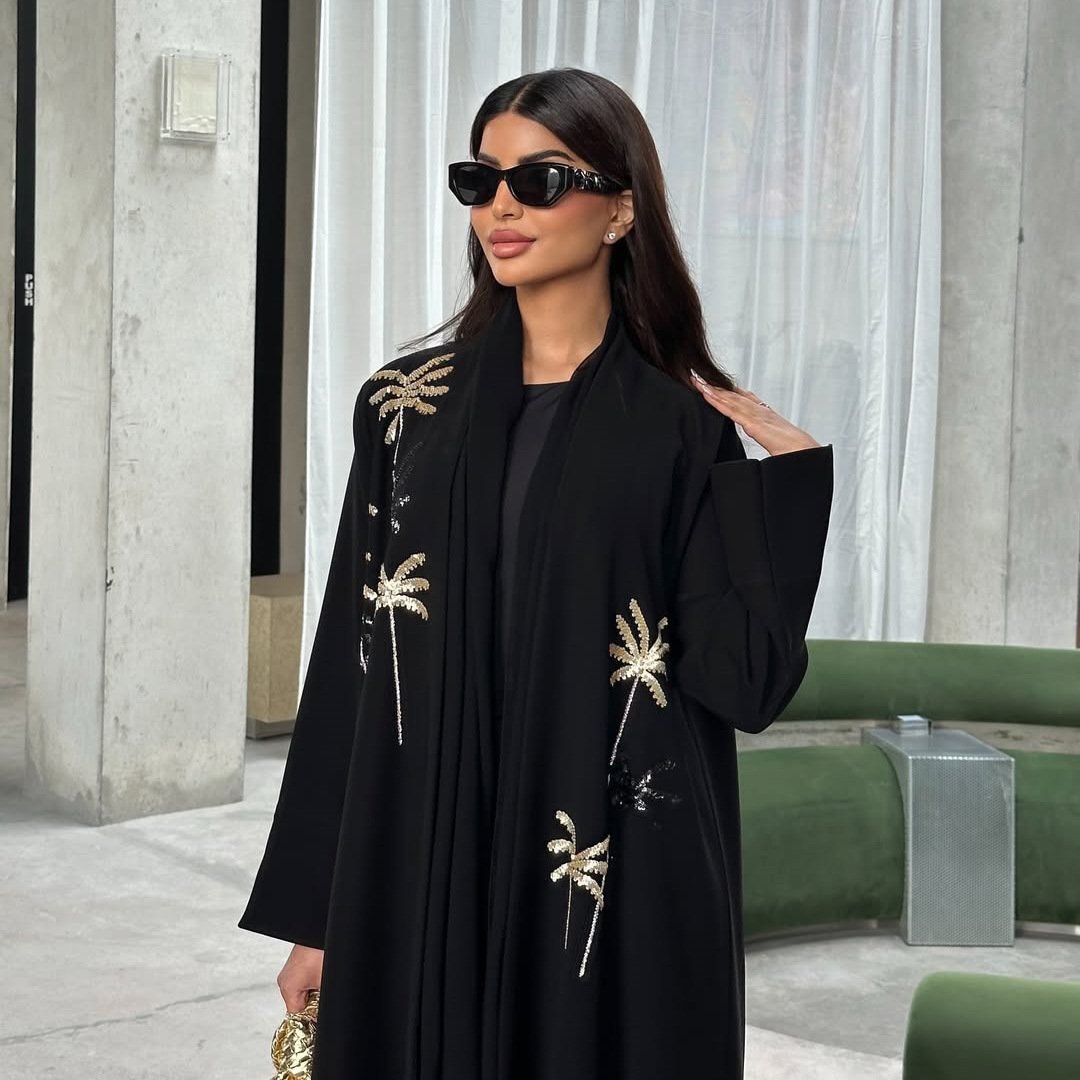 Fashion Muslim Women's Wear Embroidered Robe - Image 4