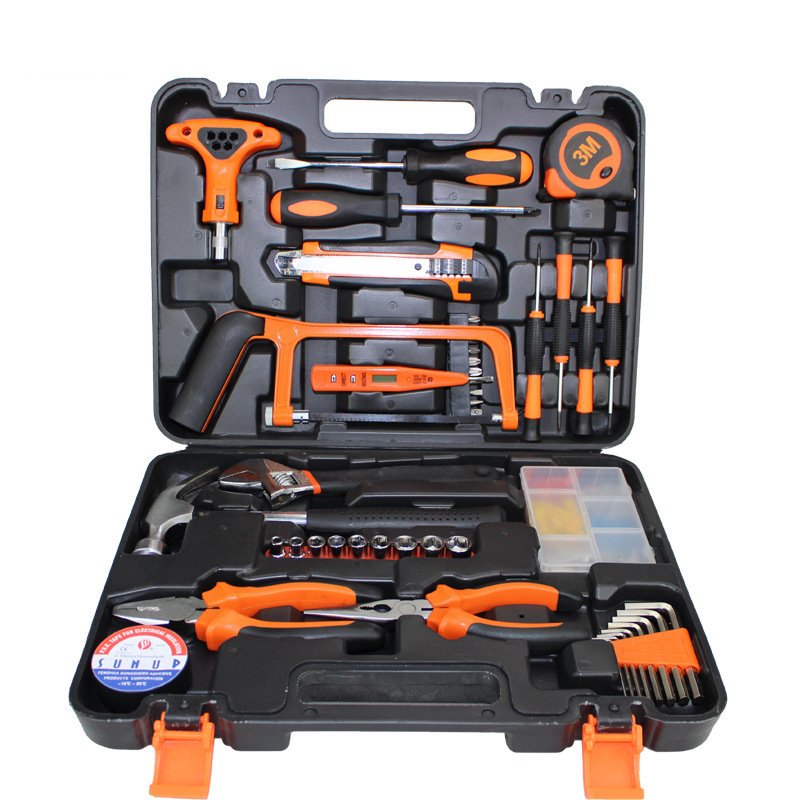 Portable Household Hardware Carbon Steel Tool Box - Image 3