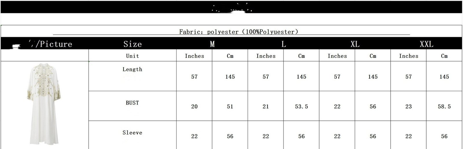 Muslim Women's Wear Robe Middle East Dubai Dress - Image 10