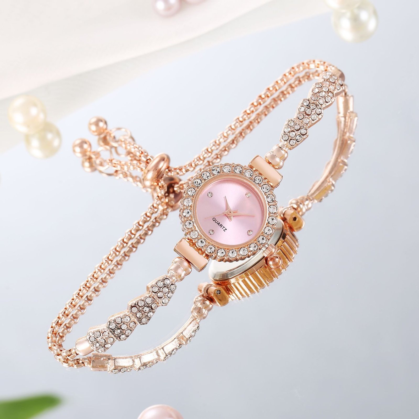 Fashion Luxury Women's Watch Gold Fine Strap Ladies Watch For Bracelet Female Wrist Watch Women Clock Relojes Fashion Jewelry - Image 5