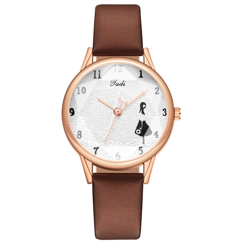 Minimalist Creative Girl Pattern Women's Quartz Watch - Image 10