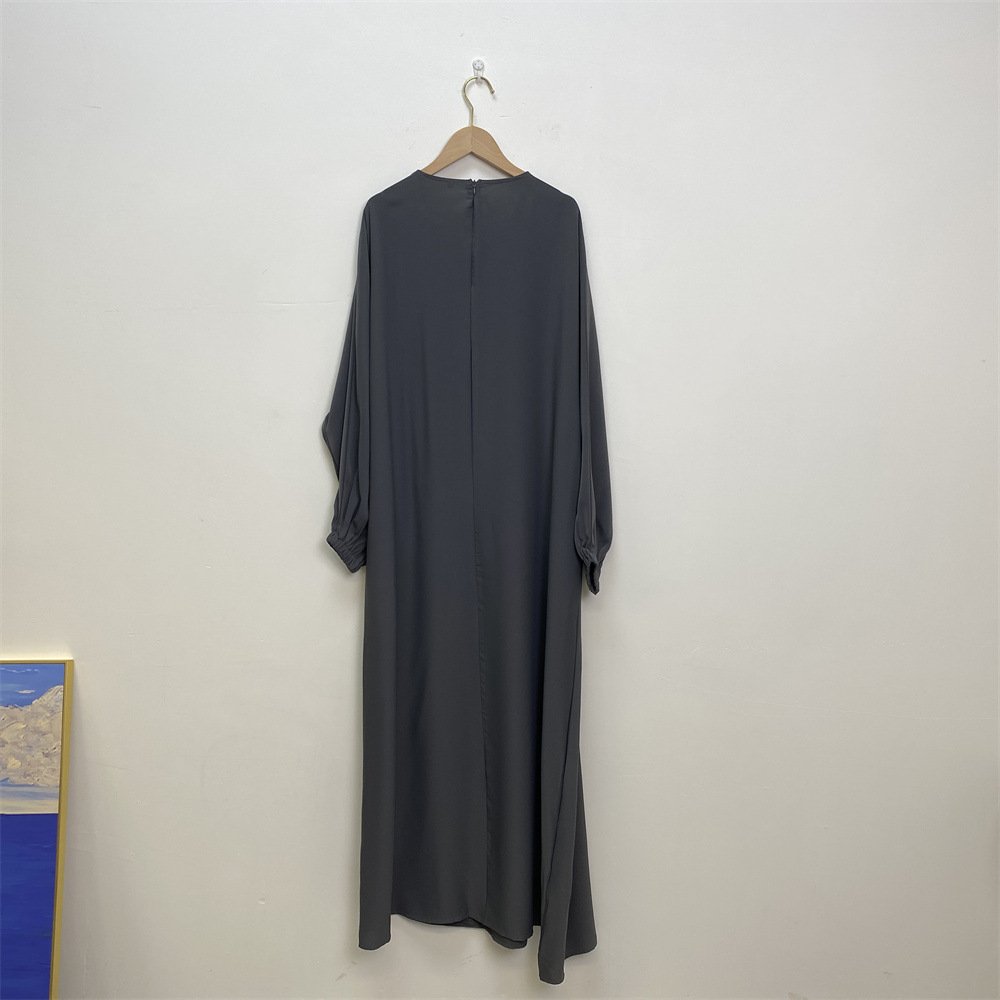 Fashion Nursing Clothes Muslim Long Sleeve Slim Fit Dress - Image 9