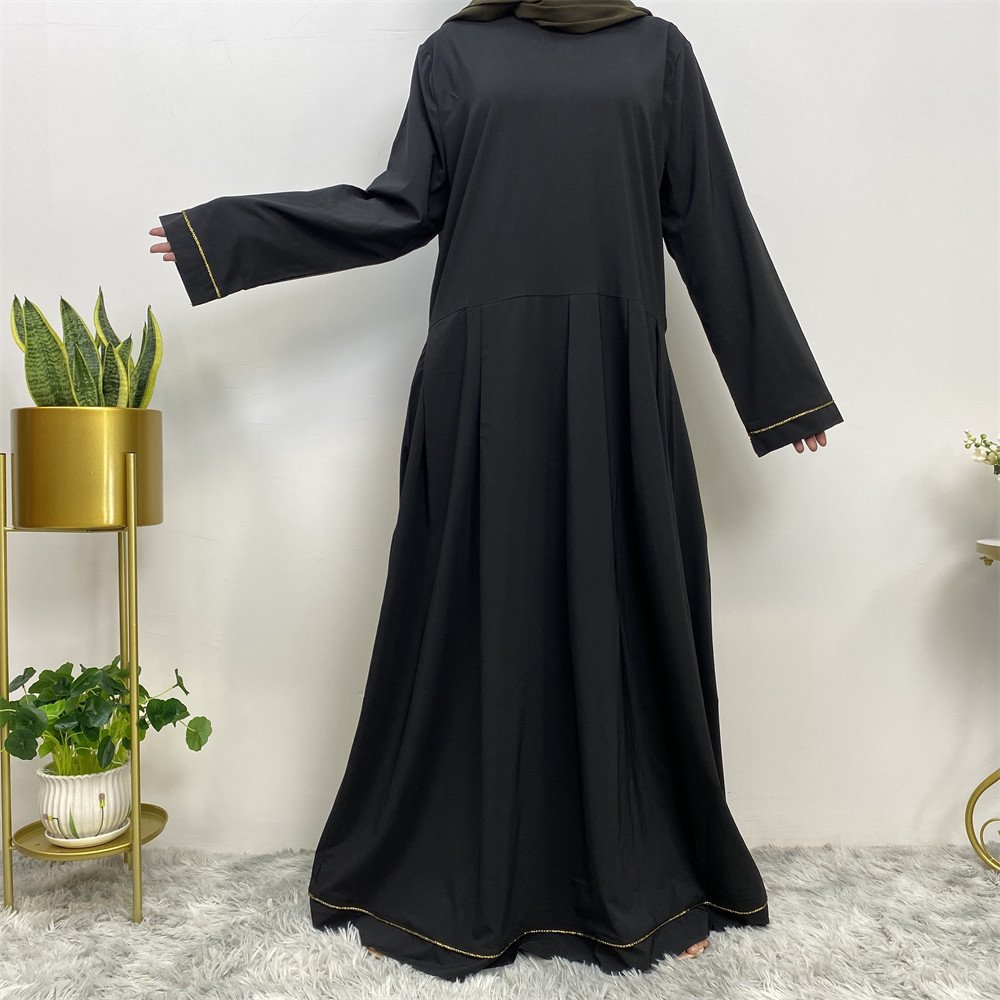 European And American Large Size Muslim Dress - Image 3