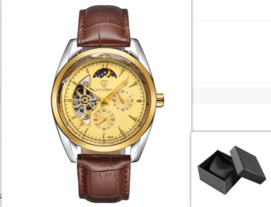 P Katwis watches Tourbillon watches men burst through the end of the stars waterproof automatic mechanical watches - Image 10