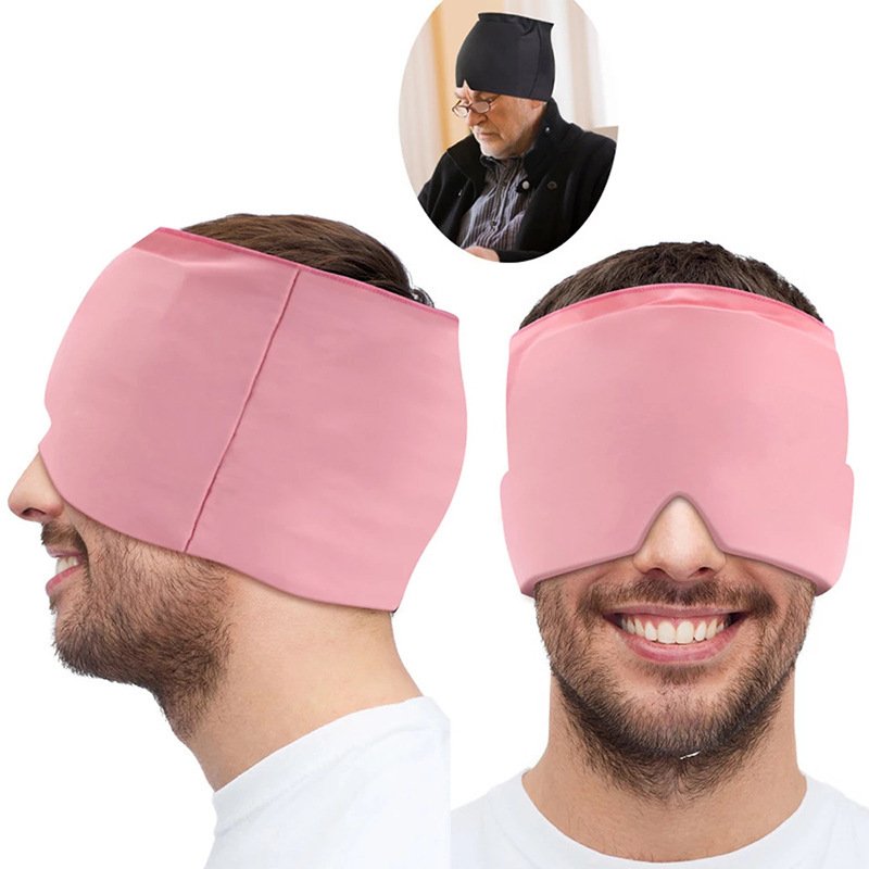 Ice Compress Headache Eye Mask Hat Relief For Migraines, Stress, And Tension Massage Tool - Image 8