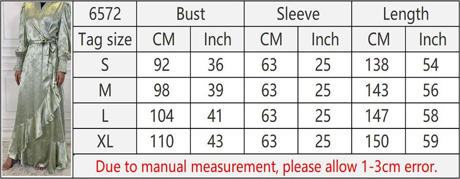 New Fashion Women's Clothing Patchwork Muslim Dress - Image 6