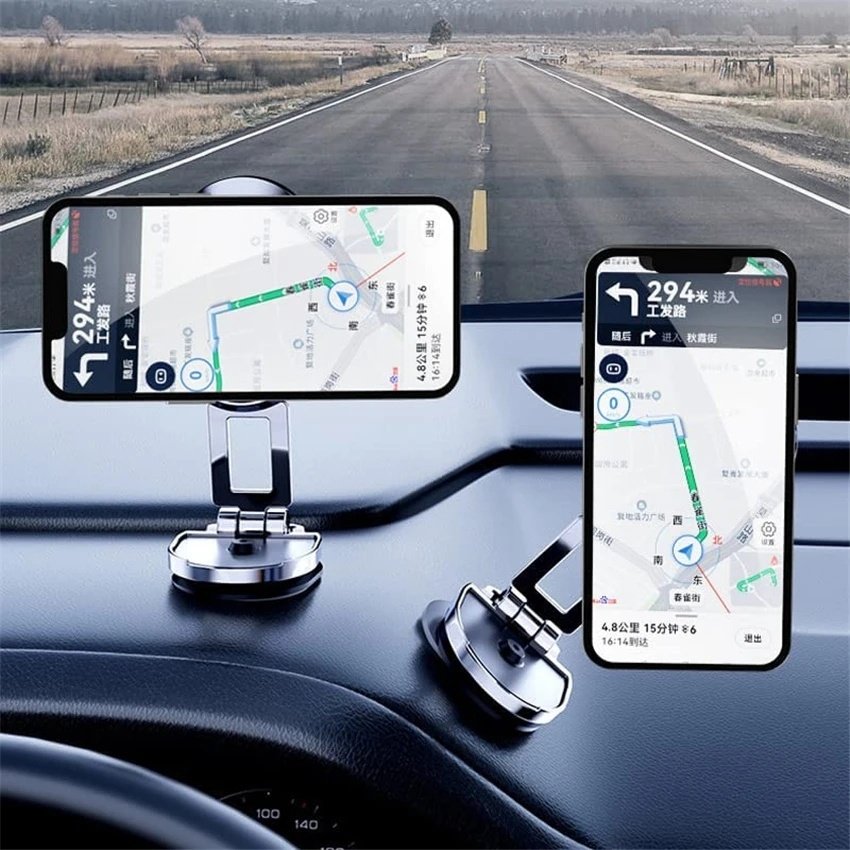 Rotate Metal Magnetic Car Phone Holder Foldable Universal Mobile Phone Stand Air Vent Magnet Mount GPS Support - Image 7