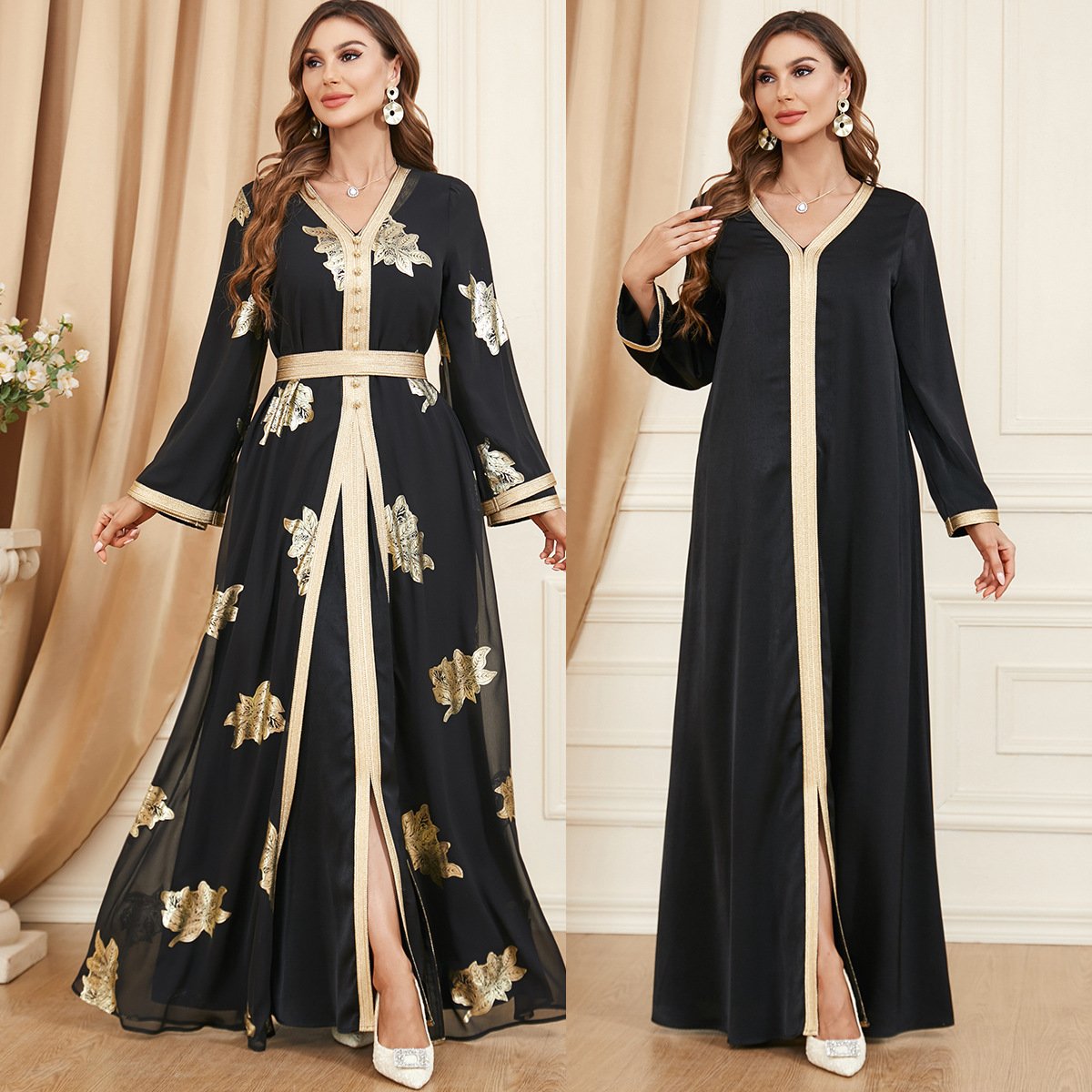 Middle Eastern Muslim Women's Two-piece Dress - Image 6