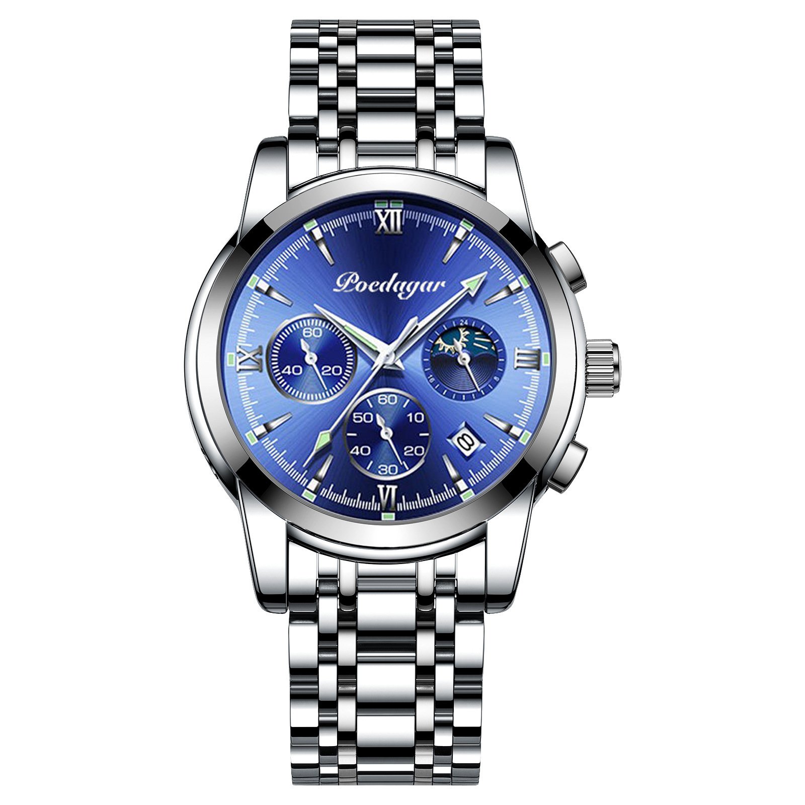 Multifunctional Men's Watch Luminous Waterproof Quartz Wrist Watch - Image 3