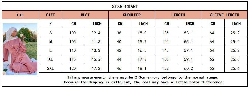 Muslim Hui Pure Color Robe And Ankle Dress - Image 8