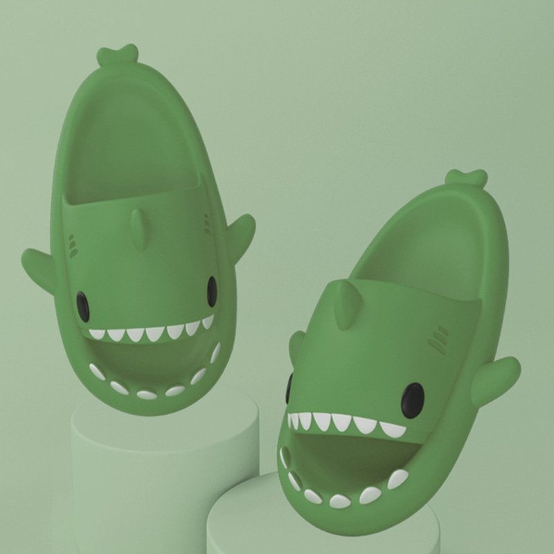 Cartoon Shark Slippers Funny Cutes Soft Slipper Indoor Outdoor Shoes For Women Men Couples - Image 4