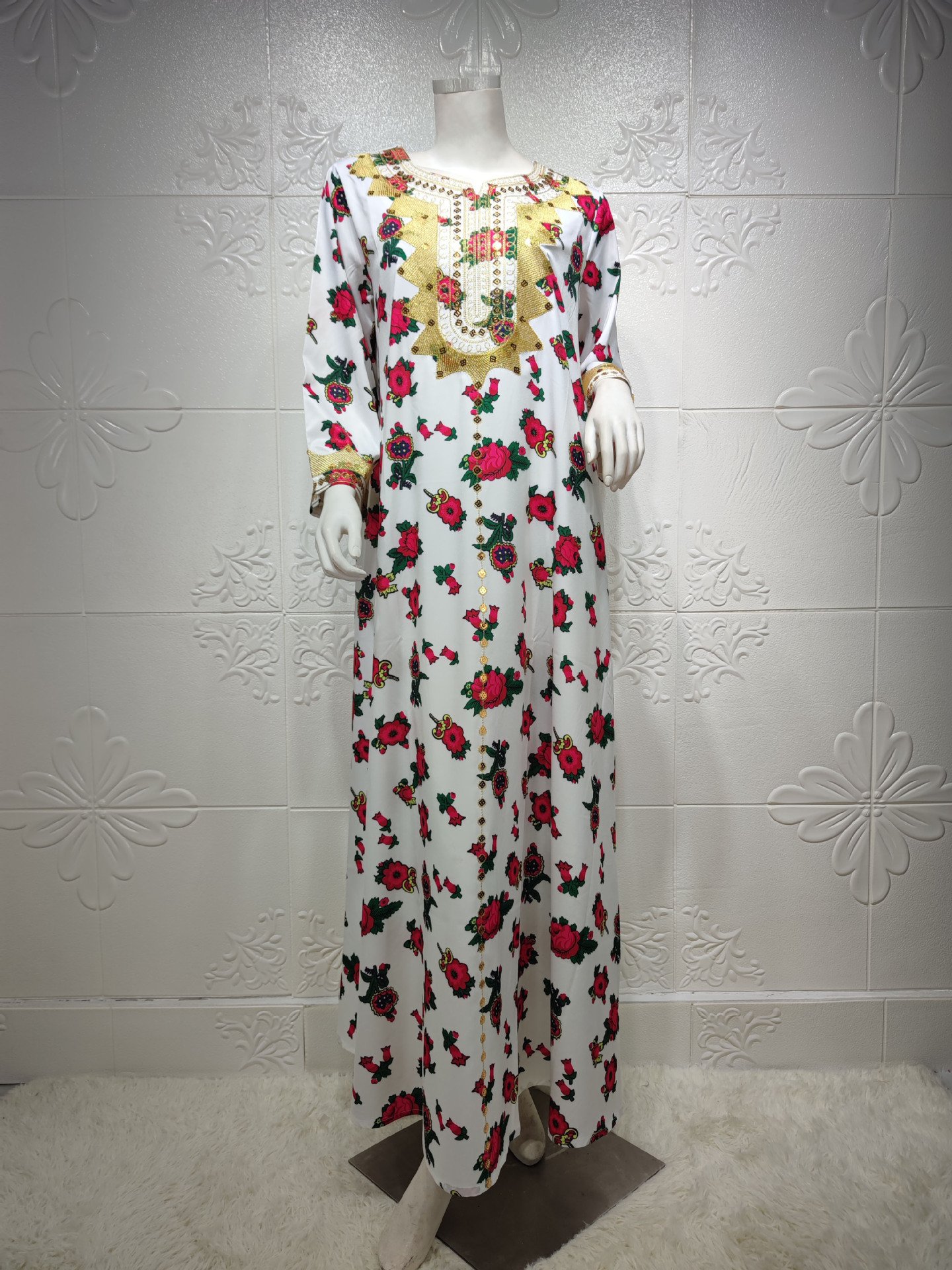 Middle East Women's Dubai Abaya Muslim Women's Dress - Image 3