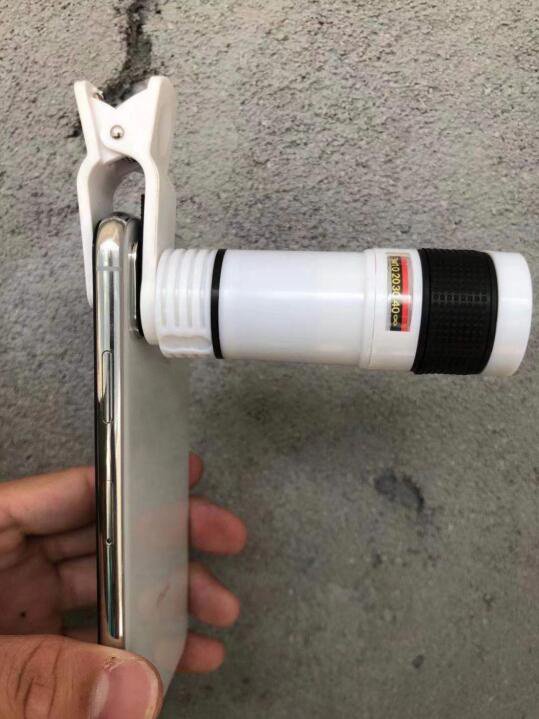 Zoom Mobile Phone Clip-On Retractable Telescope Camera Lens For Galaxy S3 S4 S5 S6 S7 Edge Phone - Image 7