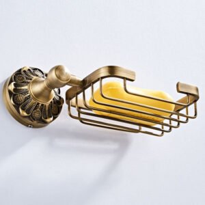 Copper Material Bathroom Hardware Pendant Retro Bronze Soap Dish