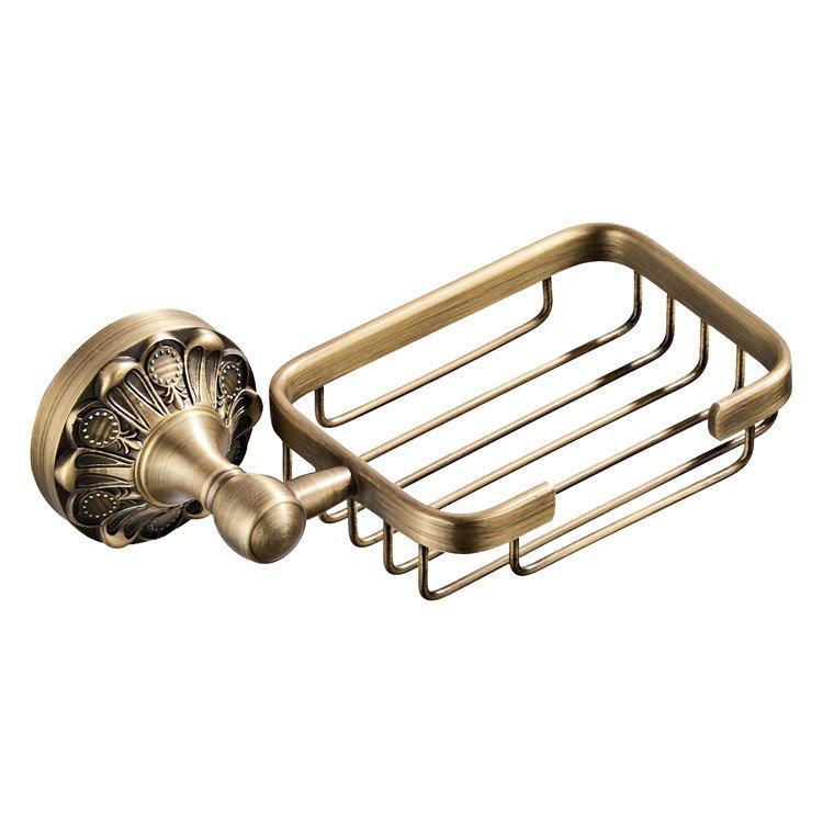 Copper Material Bathroom Hardware Pendant Retro Bronze Soap Dish - Image 3