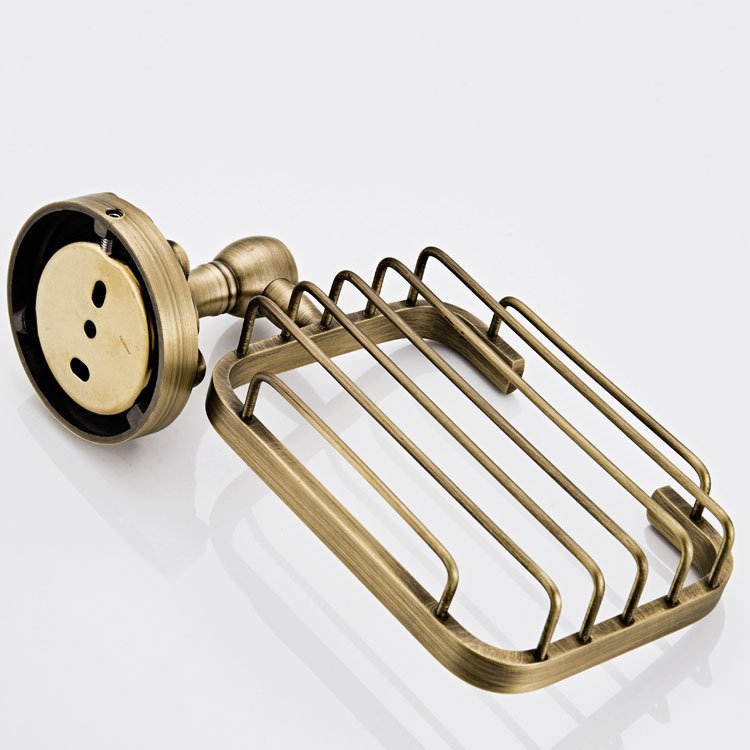 Copper Material Bathroom Hardware Pendant Retro Bronze Soap Dish - Image 5