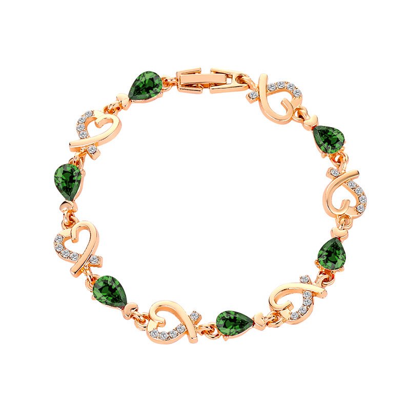 Hollow Love Bracelet With Rhinestones Fashion Temperament Heart-shaped Bracelet For Valentine's Day Gift Jewelry - Image 6