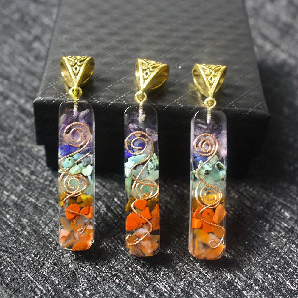Gravel Seven Chakra Spirit Pendant - Image 2