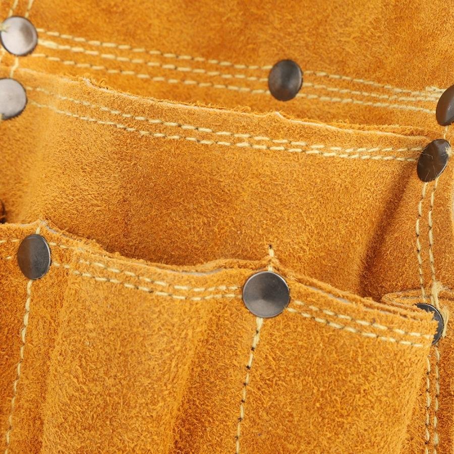 Durable Yellow Cowhide Hardware Tool Storage Toolkit - Image 4