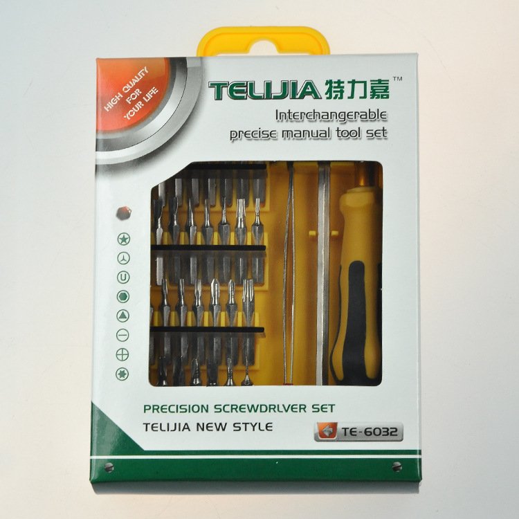 32 and 1 multi-function screwdriver package manual lengthening rod chrome vanadium alloy steel screwdriver combination hardware tool - Image 6