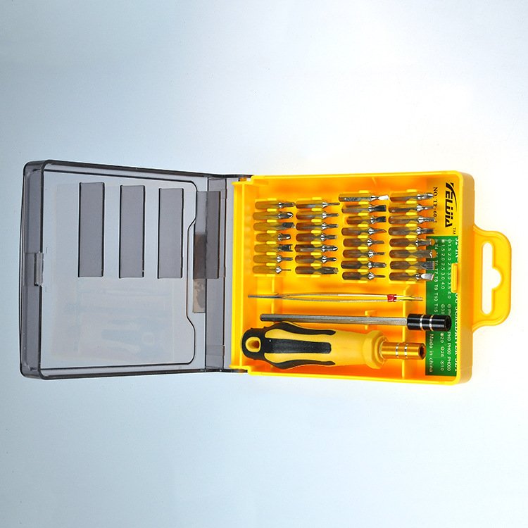 32 and 1 multi-function screwdriver package manual lengthening rod chrome vanadium alloy steel screwdriver combination hardware tool - Image 4